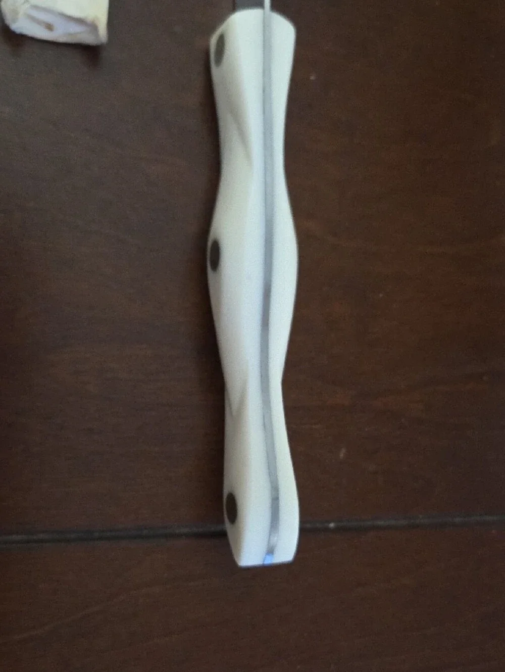 Cutco White Serrated Trim Knife With Pearl Handle